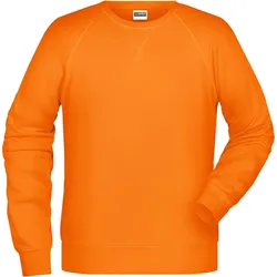 James & Nicholson Herren Raglan Sweater Sweatshirt 8022 orange 4XL