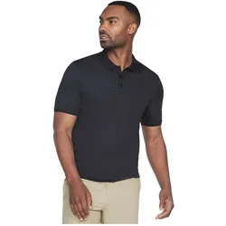 Skechers, Herren, Sportshirt, Off Duty Polo Schwarz L (L), Schwarz