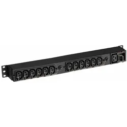 Eaton EFLX12I Stromverteilereinheit (PDU) 13 AC-Ausgänge 1U Schwarz