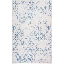 Lalee.Avenue Prisca AE 400 Weiß / Blau 160cm x 230cm