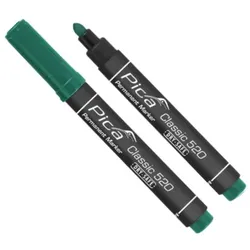 Pica Classic - Permanent Marker - wasserfest - grün - 520/36