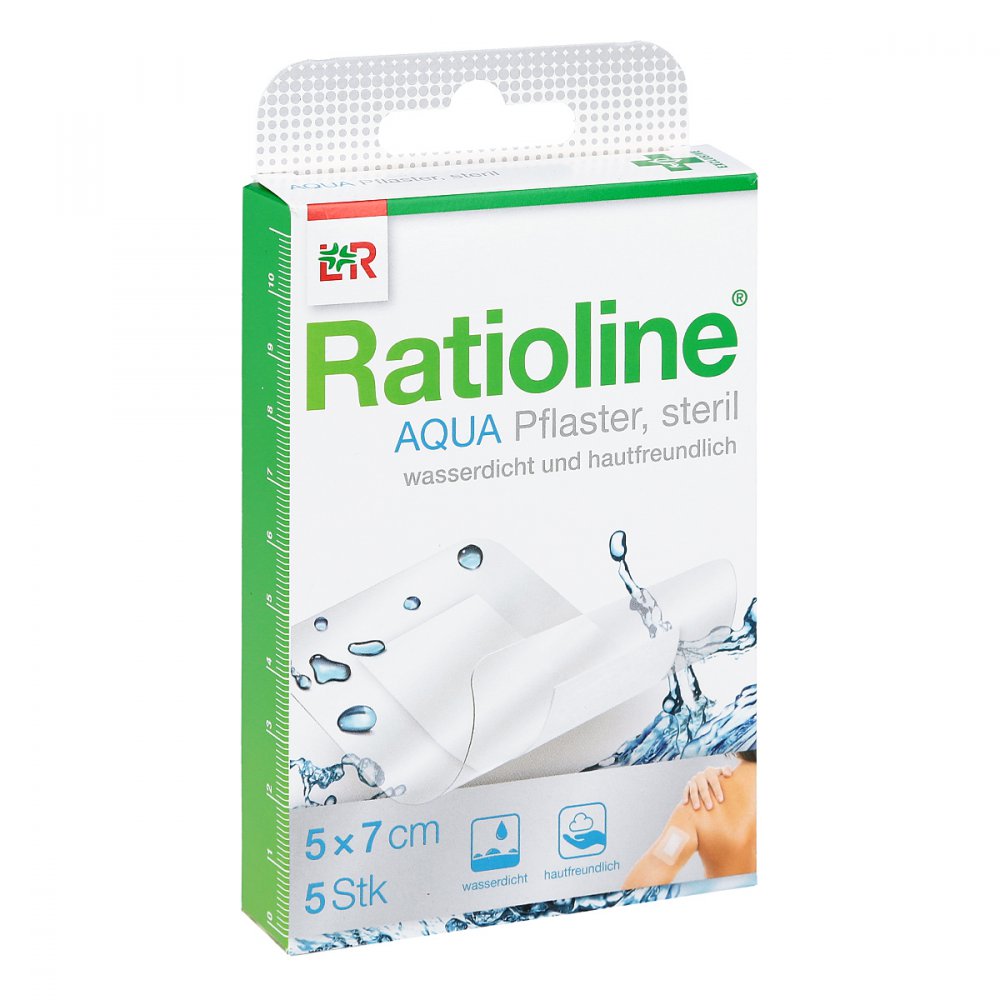 Lohmann & Rauscher GmbH & Co.KG Ratioline aqua Duschpflaster Plus 5x7 cm steril 05484391