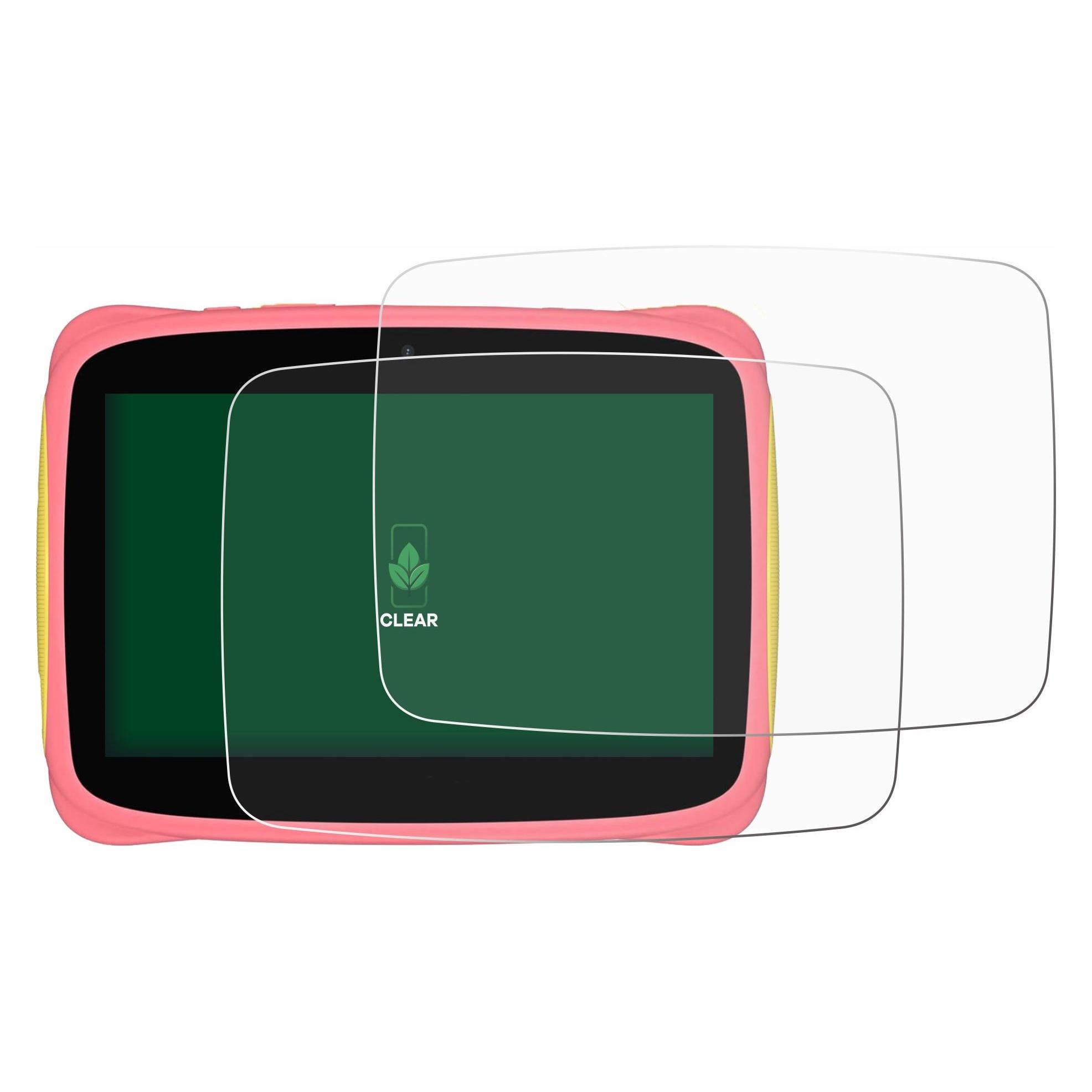 ScreenLeaf Schutzfolie für Blackview Tab 3 Kids Displayschutz Display Schutz Folie Klar Transparent (2 Stk., Blackview Tab 3) (6152185)