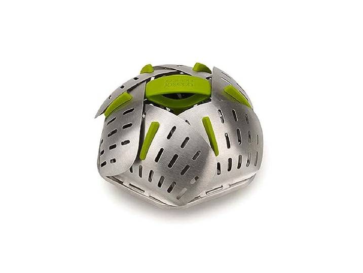 Joseph Joseph Bloom Steel Panier cuit-vapeur\, pliable\, pour Légumes et ajustable\, Acier Inoxydable