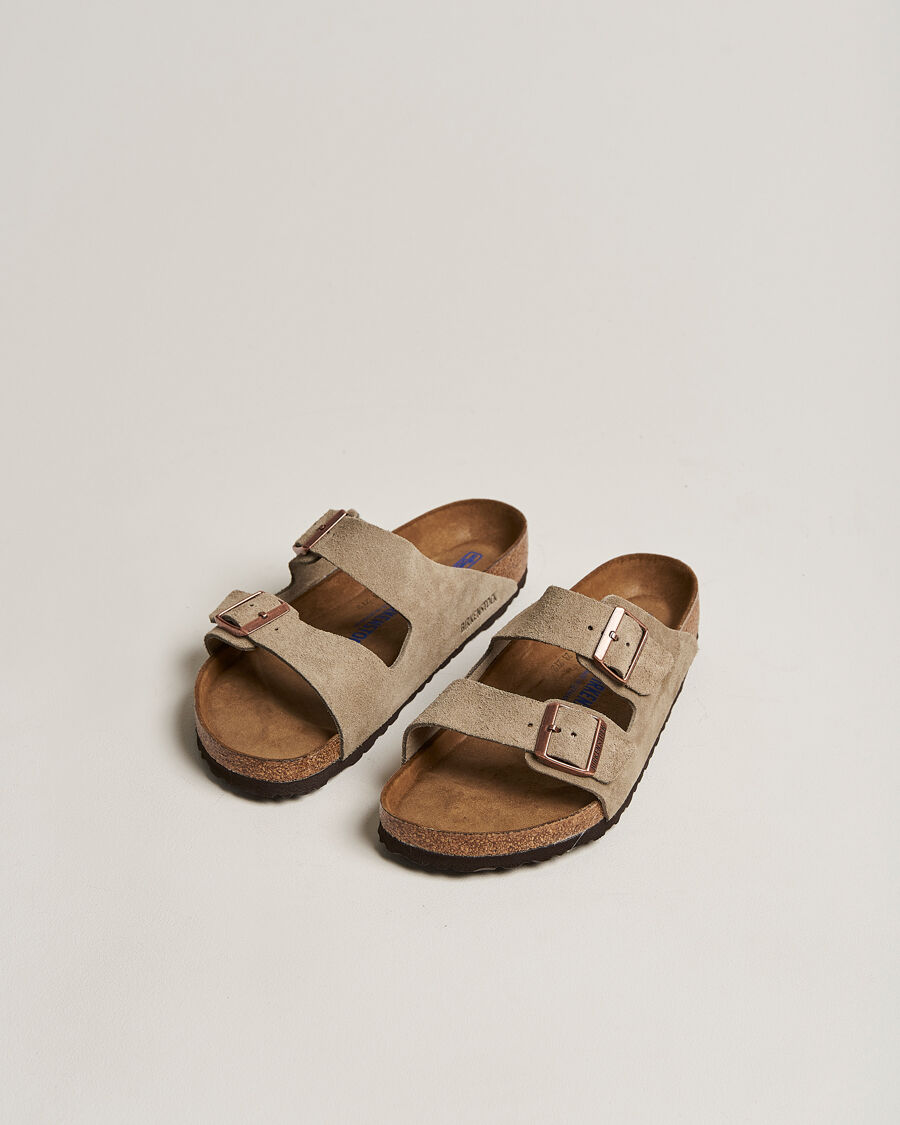 BIRKENSTOCK Arizona Soft Footbed Taupe Suede men 43 Beige