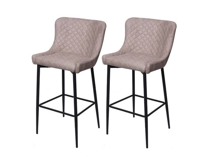 BARHOCKER Grau 2er-Set