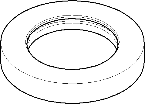 Dornbracht Ring 60x10 platin matt 092810055-06 D 38,2 x 10 mm Platin gebürstet