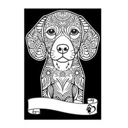 ColorVelvet A4 Samt-Malbuch Beagle (A4) (78544360)