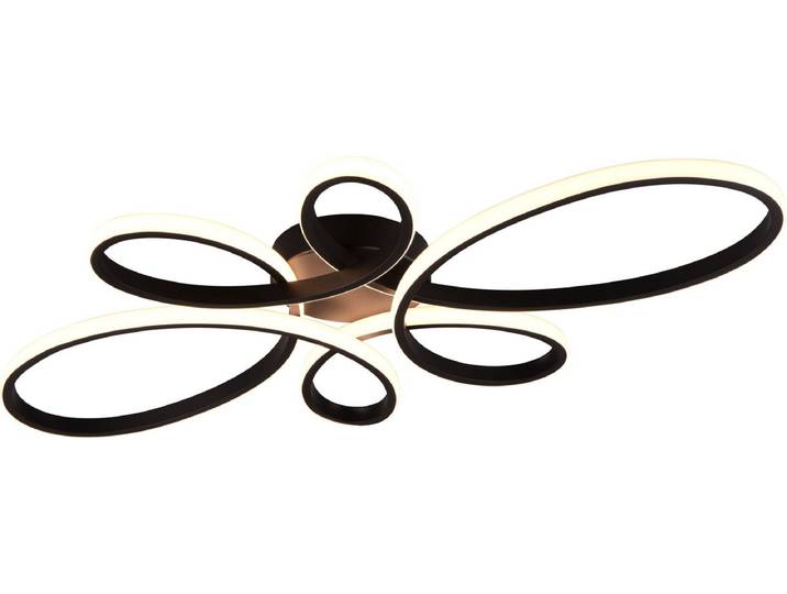 TRIO FLY - Plafondlamp - Zwart mat - incl. 1x SMD 32W - Dimbaar