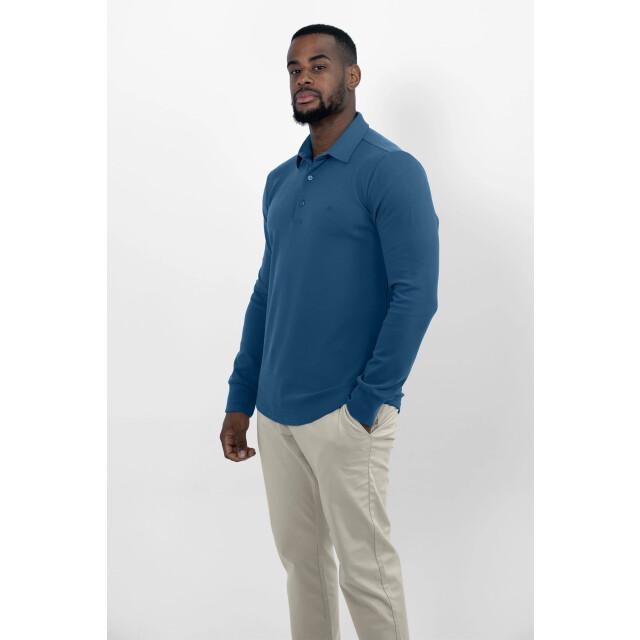 Vercate Strijkvrij poloshirt royal blue