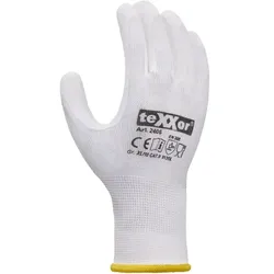 Nylon-Montagehandschuhe "2405" weiß - 10 (XL)