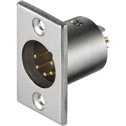 XLR 5ES - XLR-Einbaustecker, 5-polig