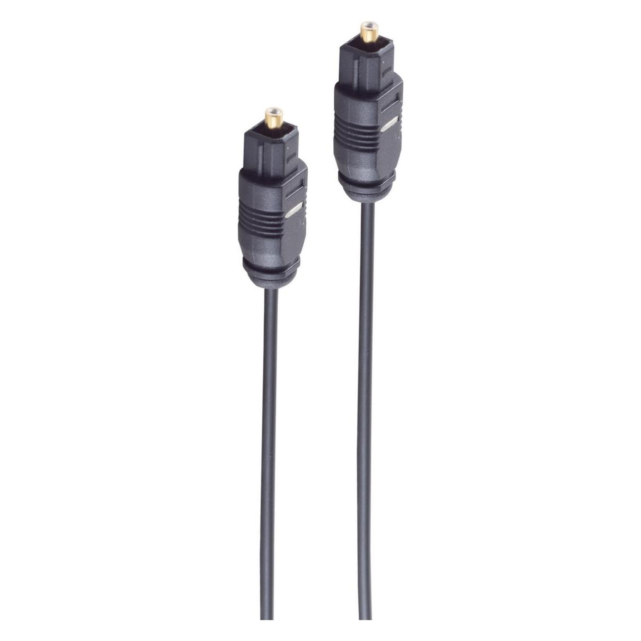 Shiverpeaks -BASIC-S--Lichtwellenleiterkabel 2,2mm, Toslink-Stecker auf Toslink-Stecker, 1,0m (1 m, Toslink Kabel) (BS69002-1.0)