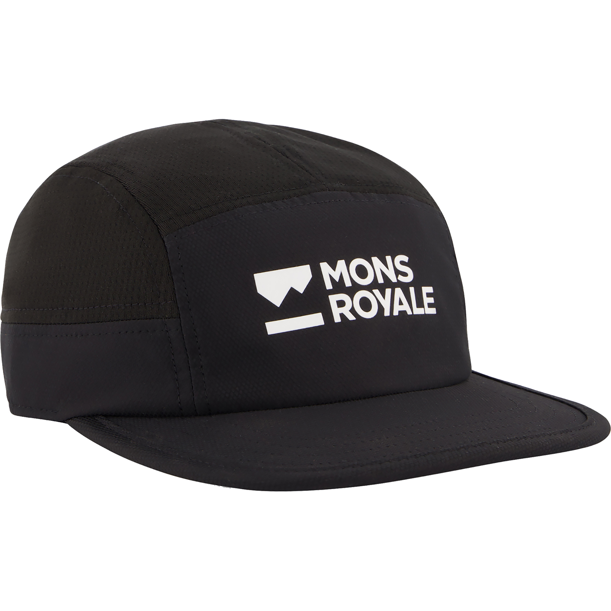 Mons Royale Velocity Trail Cap Basecaps schwarz Trekking Klein verpackbar