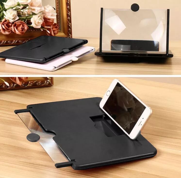 INF Loupe d'écran pour mobile Noir (10")