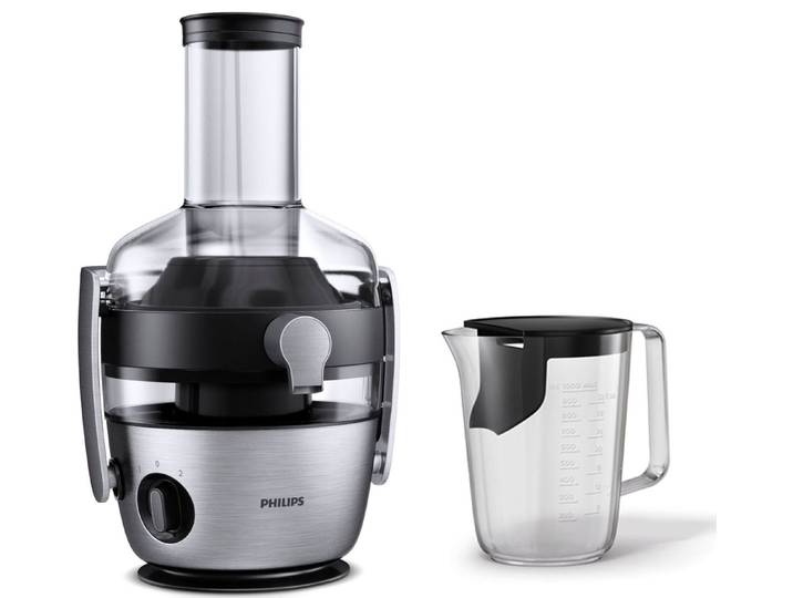 Philips Entsafter HR1921/20 Avance, 1100 W, mit GeoTech Sieb, QuickClean und Vorspülfunktion