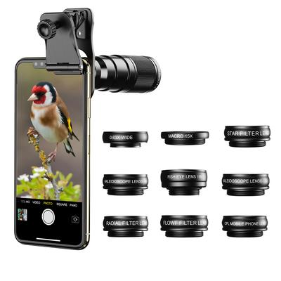 Pro Smart Phone Camera Lens Kit With Telephoto Zoom Macro Wide Angle & Fisheye Lenses Pro Smart Phone Camera Lens Kit With Telephoto Zoom Macro Wide Angle & Fisheye Lenses
