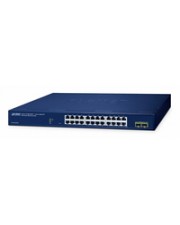 Planet 24-Port 10/100/1000T+ 2-Port 1000X SFP Web Smart Ethernet Switch 0,1 Gbps (GS-2210-24T2S)