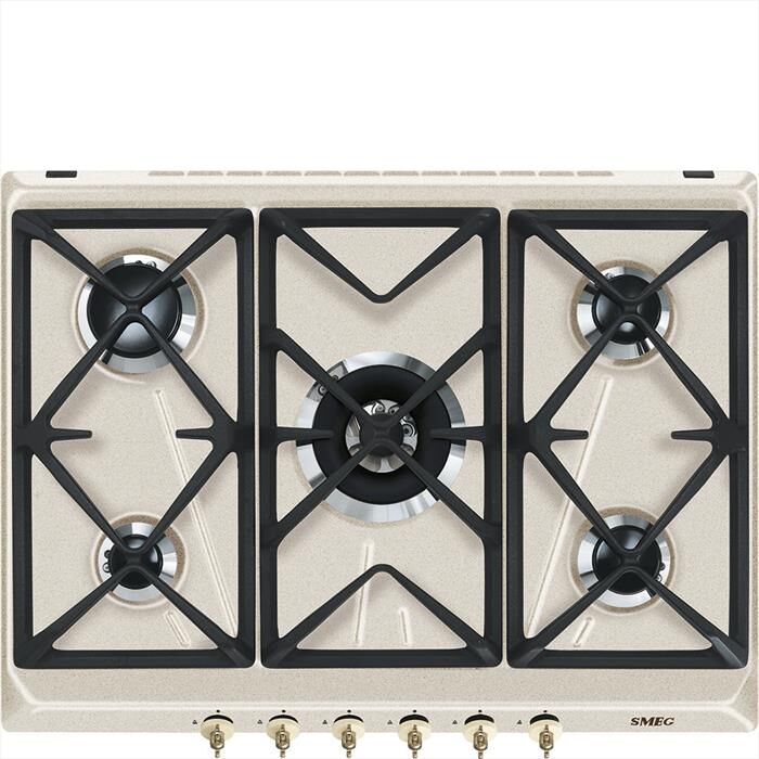 SMEG Piano Cottura A Gas Srv876avogh2 68,5cm-avena