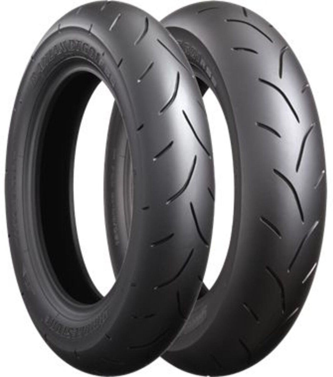 BRIDGESTONE BT601 FS YCY (MEDIUM), 100/90-12 49J TL DOT23, Motorradreifen Vorne