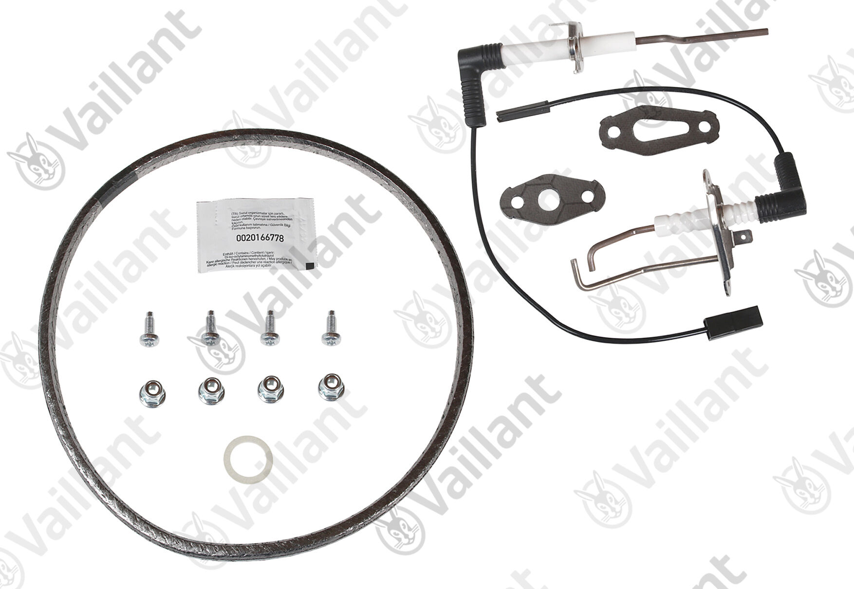 Jeu de joints Vaillant, jeu de maintenance des électrodes II 0010031028 Vaillant no. 0010031028