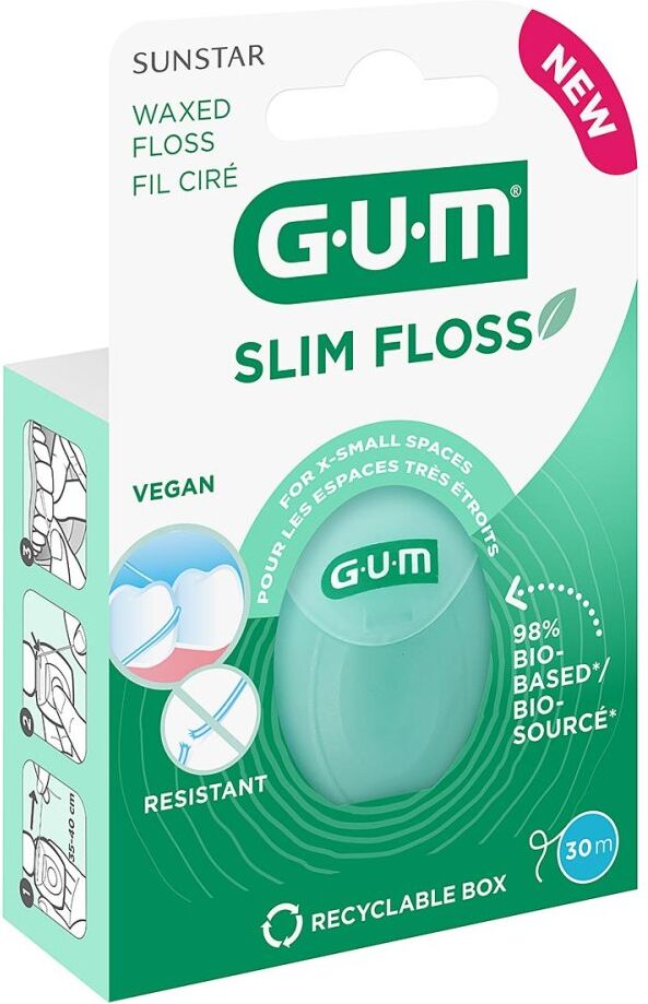 Gum Slim Floss Zahnseide 30 m 1stk