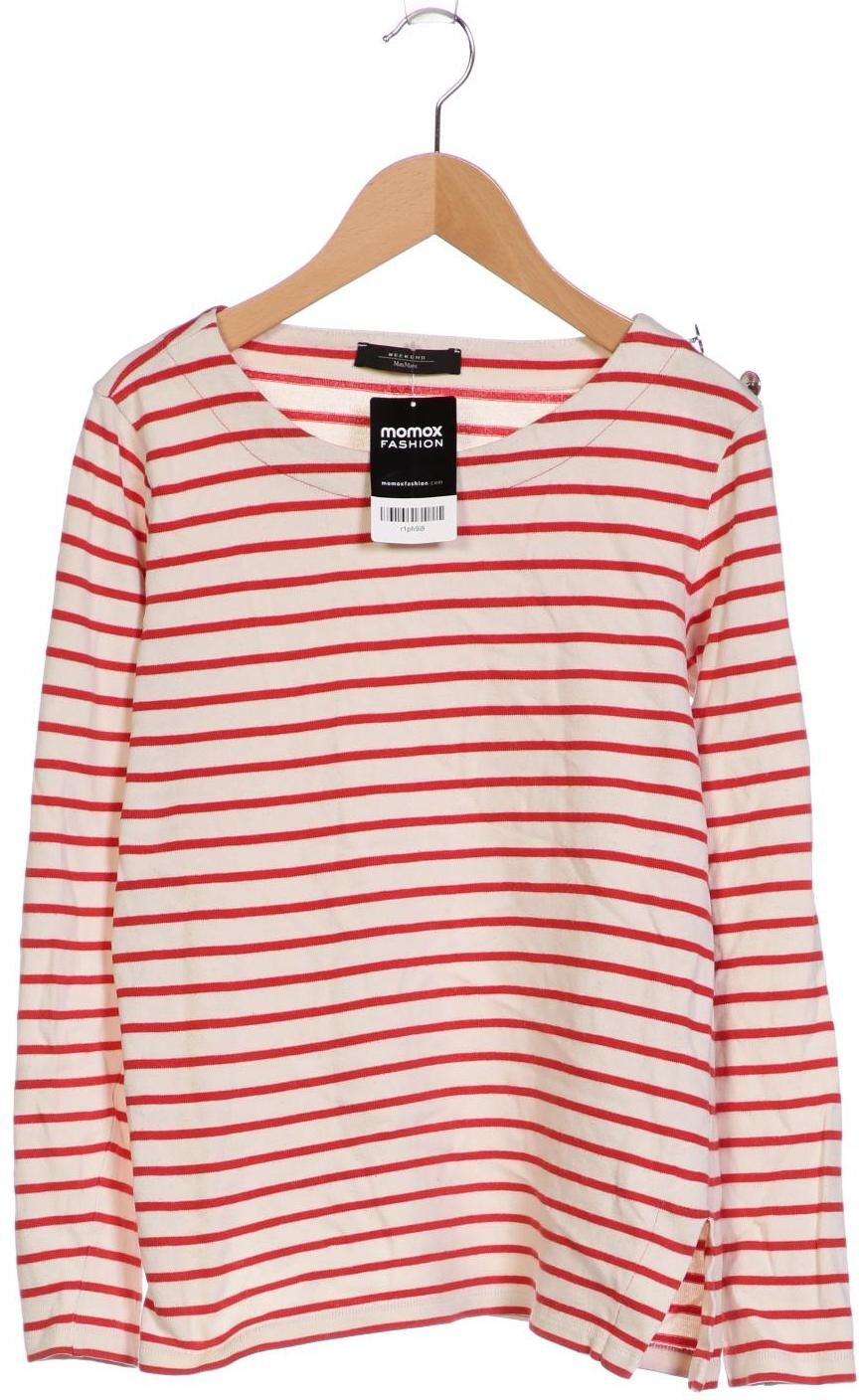 Weekend Max Mara Damen Langarmshirt, Beige, Gr. S, Baumwolle - Second Hand