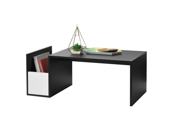 [en.casa] Couchtisch Bollnäs 90/45/35, Schwarz, 90x35x45 cm, Wohnzimmer, Wohnzimmertische, Couchtische