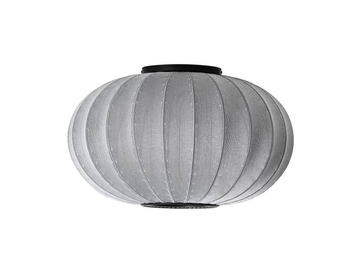 Made By Hand Lampe murale/plafonnier Knit-Wit 57 Oval Silver
