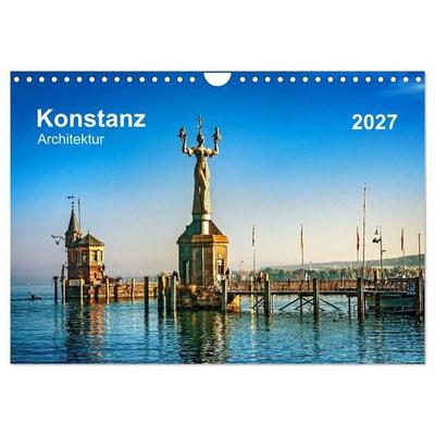 Konstanz Architektur (Wandkalender 2027 DIN A4 quer), CALVENDO Monatskalender