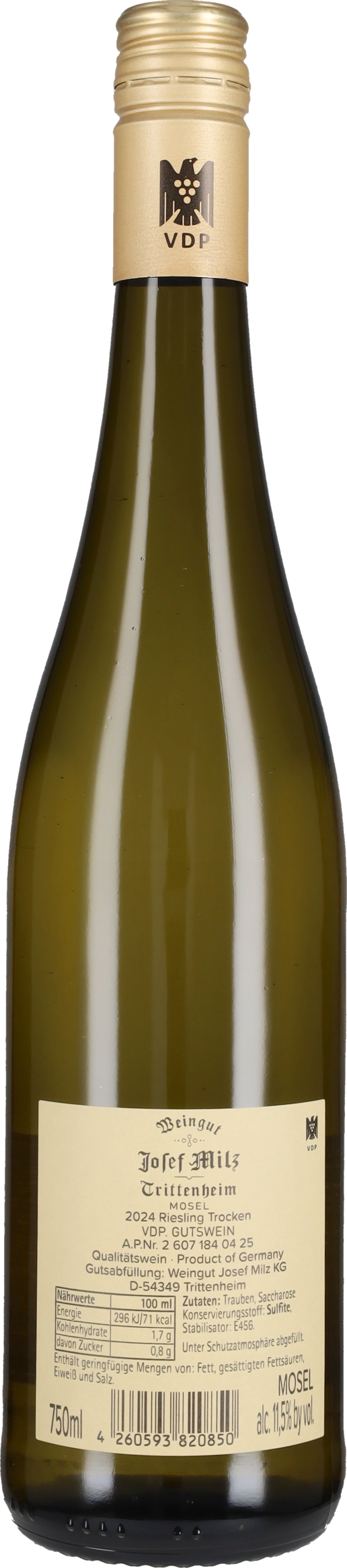 Riesling Trocken '180°' Josef Milz 2024