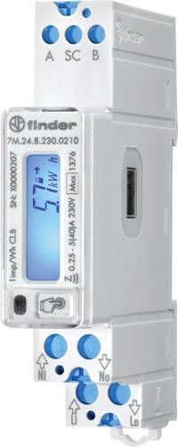 Finder 7M.24.8.230.0210 7M.24.8.230.0210 Zweirichtungs-Hutschienenzähler digital 40A 1St.