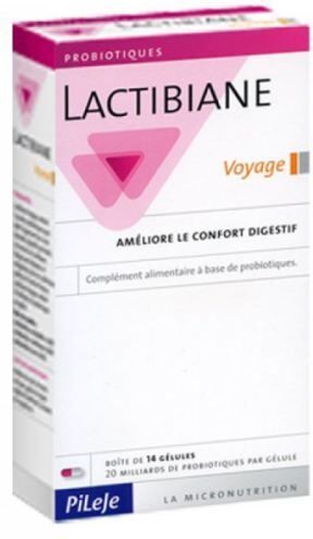Pileje Lactibiane voyage 14 capsules dietary supplement
