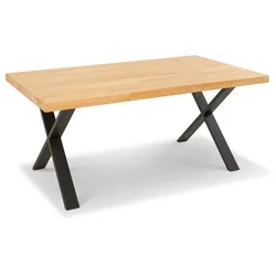 Elfo Esstisch Tim 180 x 100 cm Holz Braun Kernbuche
