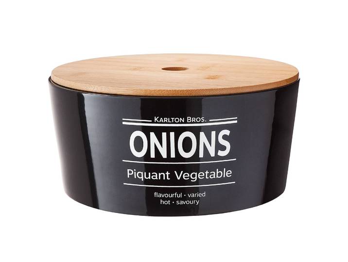Pot à oignons KARLTON BROS. Ø 22cm Noir/Noir