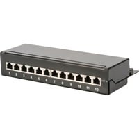 Patchpanel DN-91612SD-EA schwarz, Desktop, Cat.6a