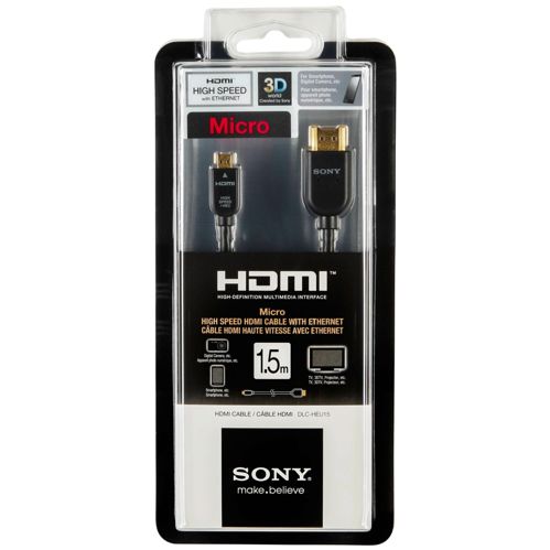 Sony DLC-HEU15 Mikro Mini HDMI Kabel 1,5m