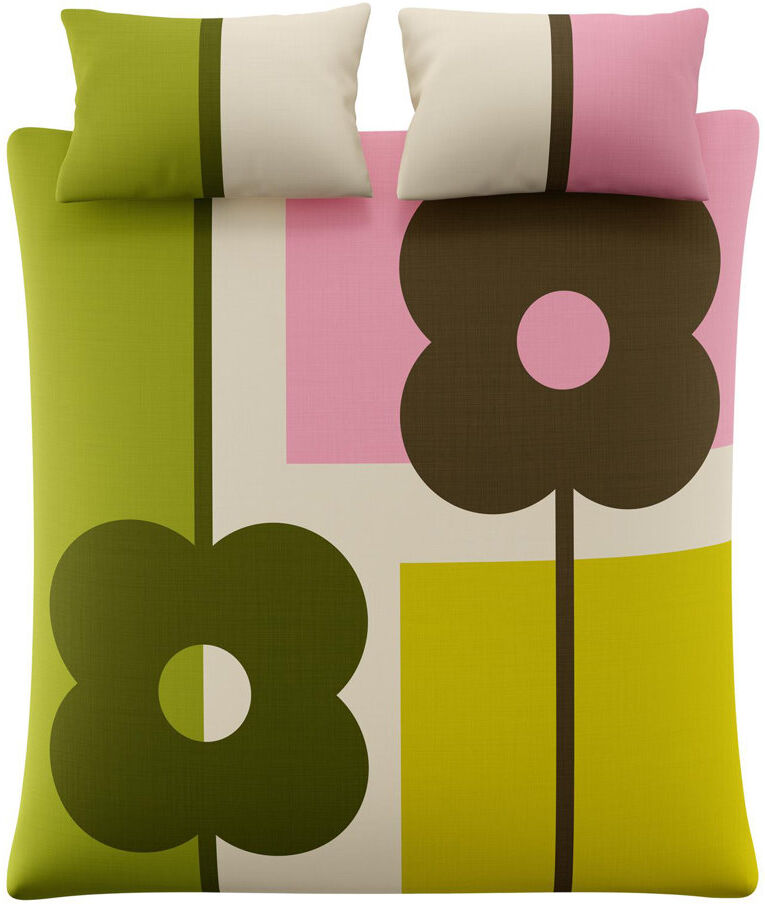 Orla Kiely Abacus Block Multi Duvet Cover Set Double Bedding Set Multi Super King