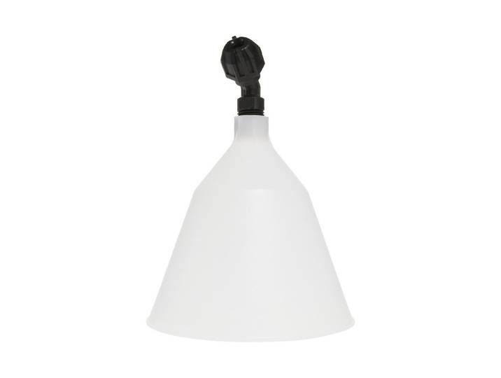 Birchmeier Sprühschirm Rund Gesteckt Weiss 15 × 13 × 13 cm