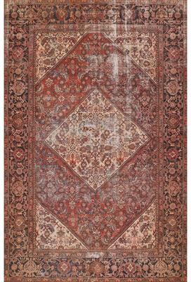 Momeni Afshar Traditional Medallion Polyester Area Rug