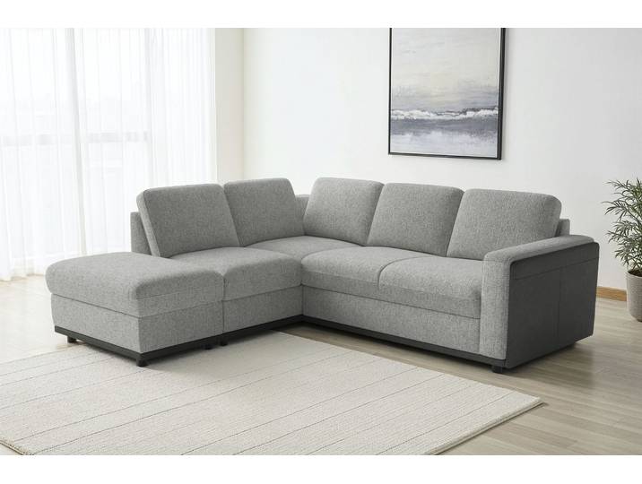 sit&more Cordoba L-Form, B: 232 cm, optional Schlaffunktion & Stauraum Couch mit XXL-Komfort, großzügige Sitzfläche