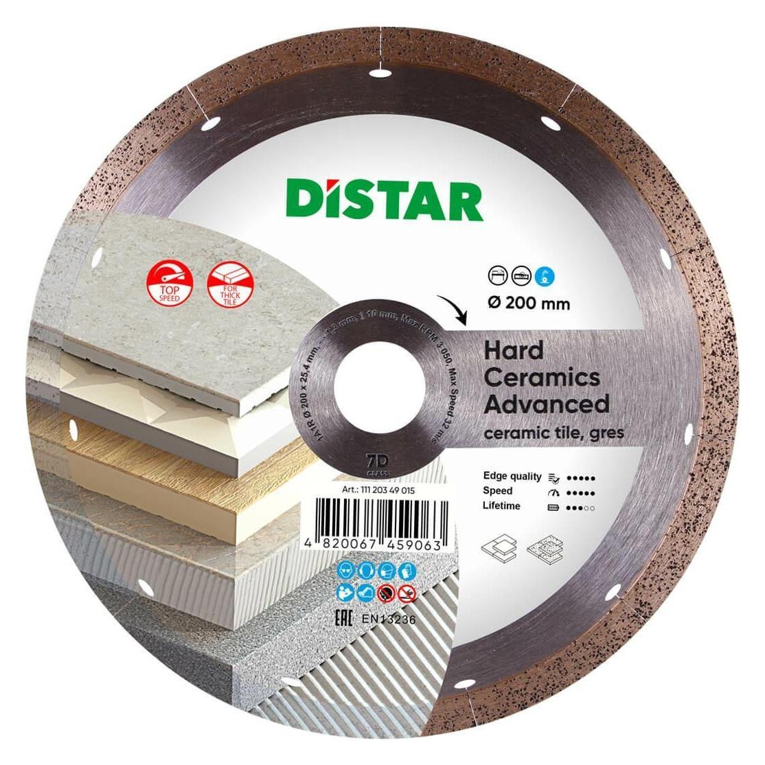 DISTAR HARD CERAMICS ADVANCED DIAMANTTRENNSCHEIBE 200 x 1 3 x 10 x 25 4 (885262)
