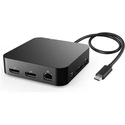Gearlab Dual 2K Mini (USB-C, 5 Ports), Dockingstation + USB Hub, Schwarz