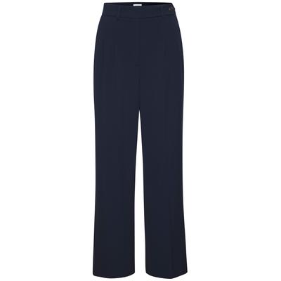 LASCANA "mit weitem Bein aus weicher und leichter Webware" Sommerhose im Business-Look, elegante Anzughose mit Taschen