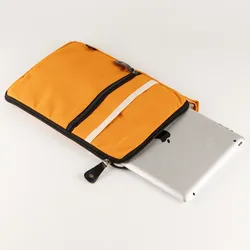 Canvas Tablet Pouch - Orange - 21x29cm