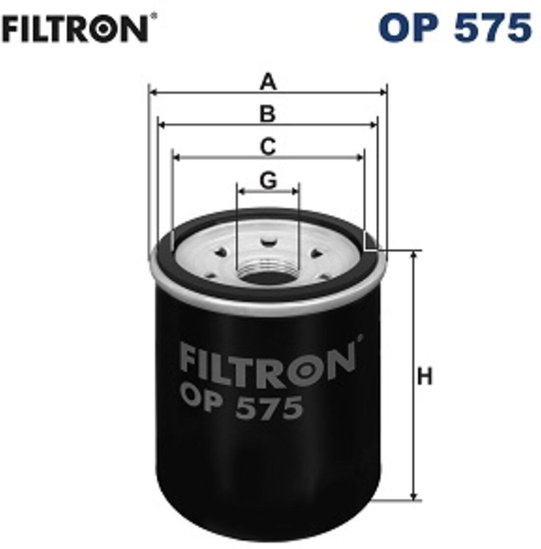 Ölfilter FILTRON OP575
