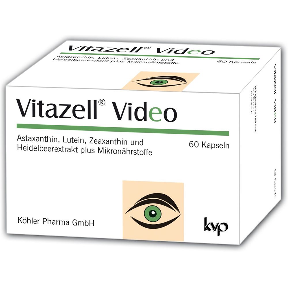 Vitazell Video Kapseln 60 St