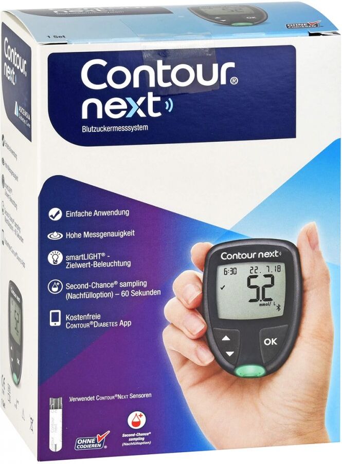 Contour Next Neu Set Blutzuckermessgerät mmol/l