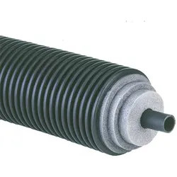 1m Fernwärmeleitung Einzelrohr für kaltes Trink-, Kühl- und Abwasser (Ausführung: 110x10.0 - Ø200 mm)
