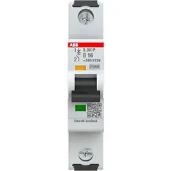 ABB Sicherungsautomat 25kA, 6A, 1P S301P-B6